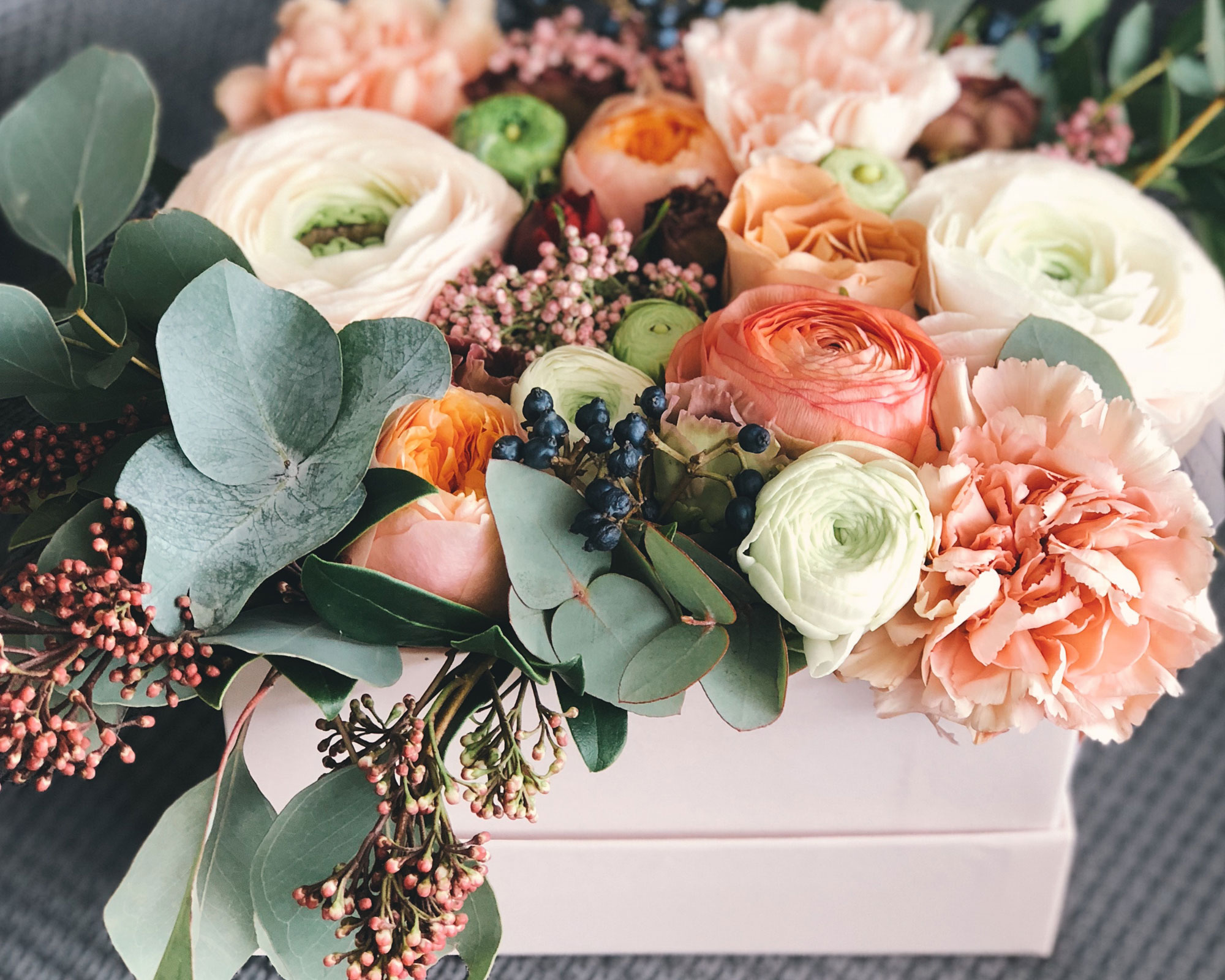 Sydney Flower Workshops floral gift boxes